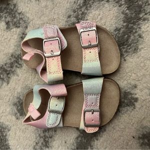 Brand new rainbow sandals!